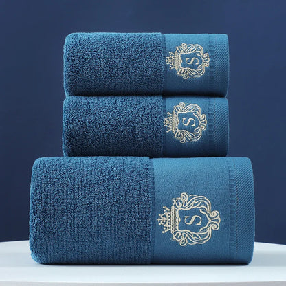 3 Piece Bath Towels Set 100% Cotton, 1 Bath Towel, 2 Hand Towel, Luxury Bathroom Towel  Hotel Quality