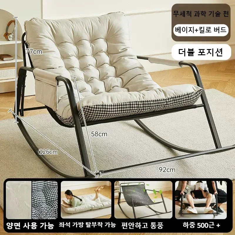 Double Chair with Cushion Sofas  Comfortable Lounge Chair