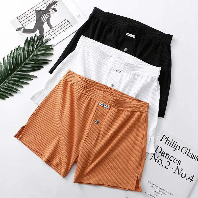 Sexy Men Cotton Boxer Briefs, Mesh Boxers Shorts.