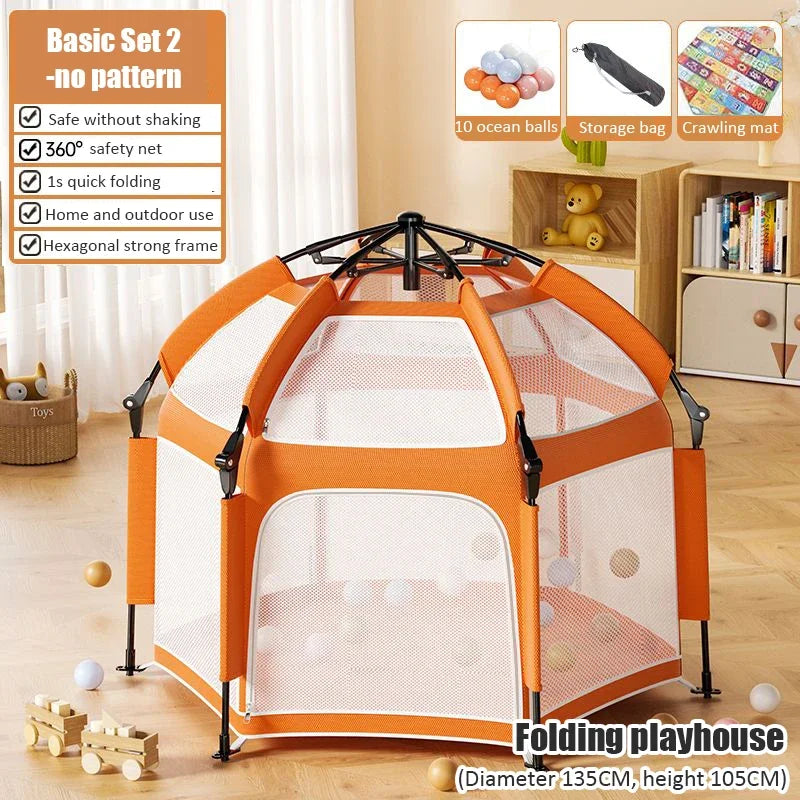 Portable Outdoor Camping Pop Up Tent , Indoor Kids Tents,  Baby Play House