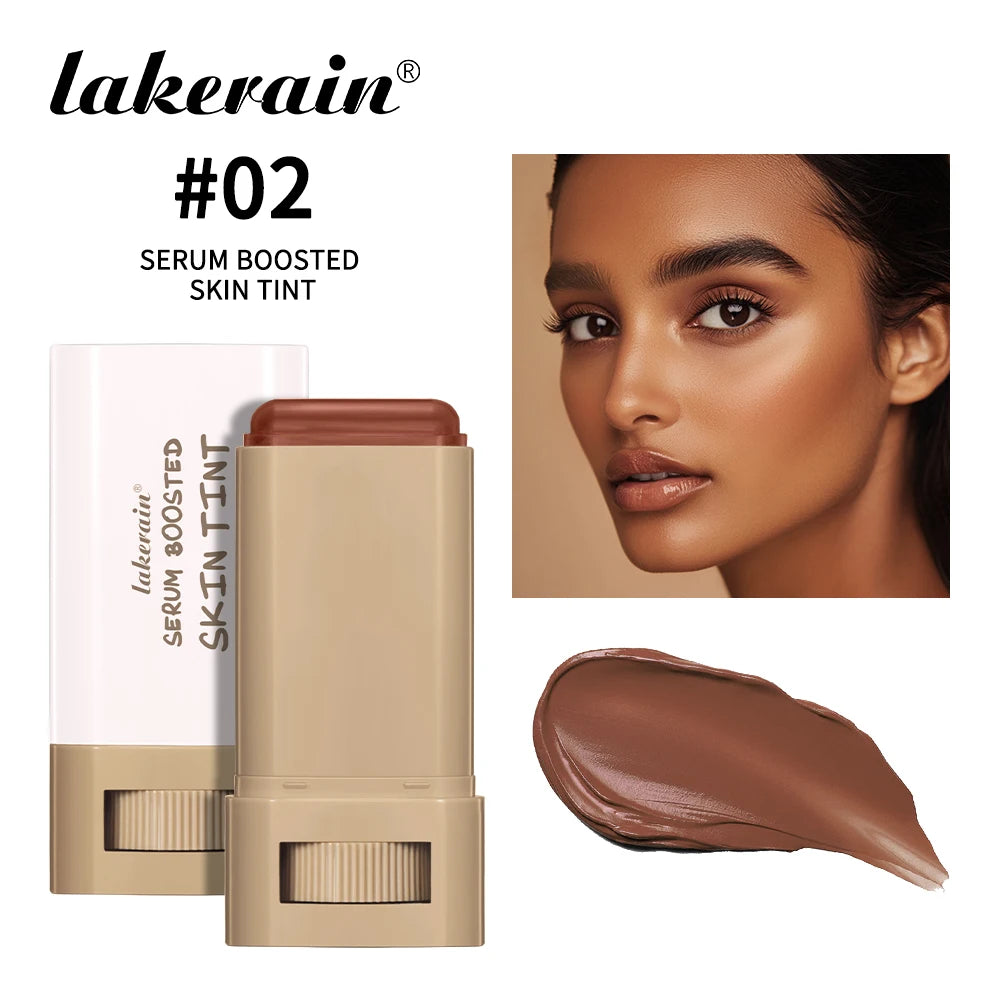 Skin Tint Foundation Stick, Eraser Concealer Foundation Stick Serum Boosted Smooth Plumper Hight Coverage .