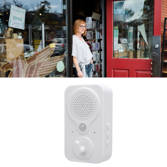 Voice Prompt Doorbell Multilingual PIR Motion Detection Sensitive, Voice Alert Entry System.