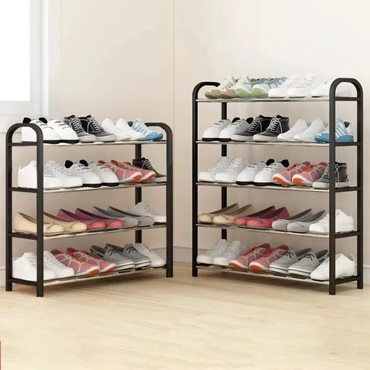 Simple Fashion Shoe Rack Trapezoidal Shoes Organizer  4-Layer