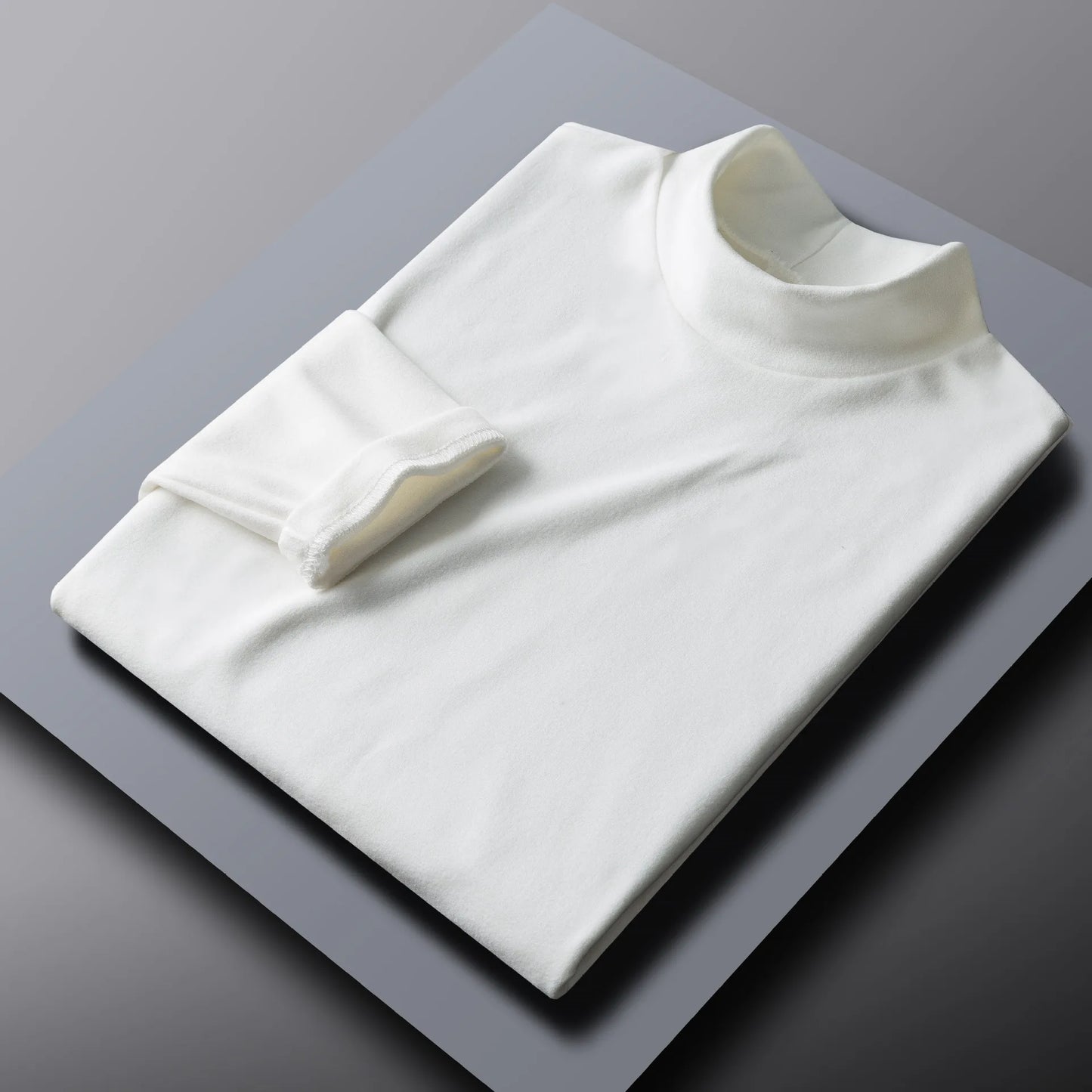 Thermal Underwear Shirt Men V Neck Fleece Sport Tops Long-Sleeved 5XL