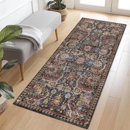 Stain & Water Resistant Non-Slip Rug for Living Room, Bedroom, Nursery