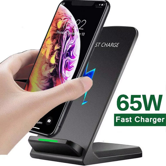 65W Wireless Charger Station Earphone, Phone, Fast Charging Charger Holder, For iPhone 16 15 14 13 Pro Max ,Samsung S24 S23 Xiaomi.