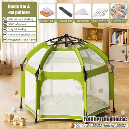 Portable Outdoor Camping Pop Up Tent , Indoor Kids Tents,  Baby Play House