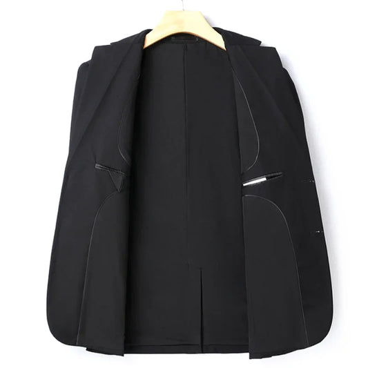 Traje 8XL (americana + pantalón) de moda para caballero de negocios, estilo italiano, profesional.