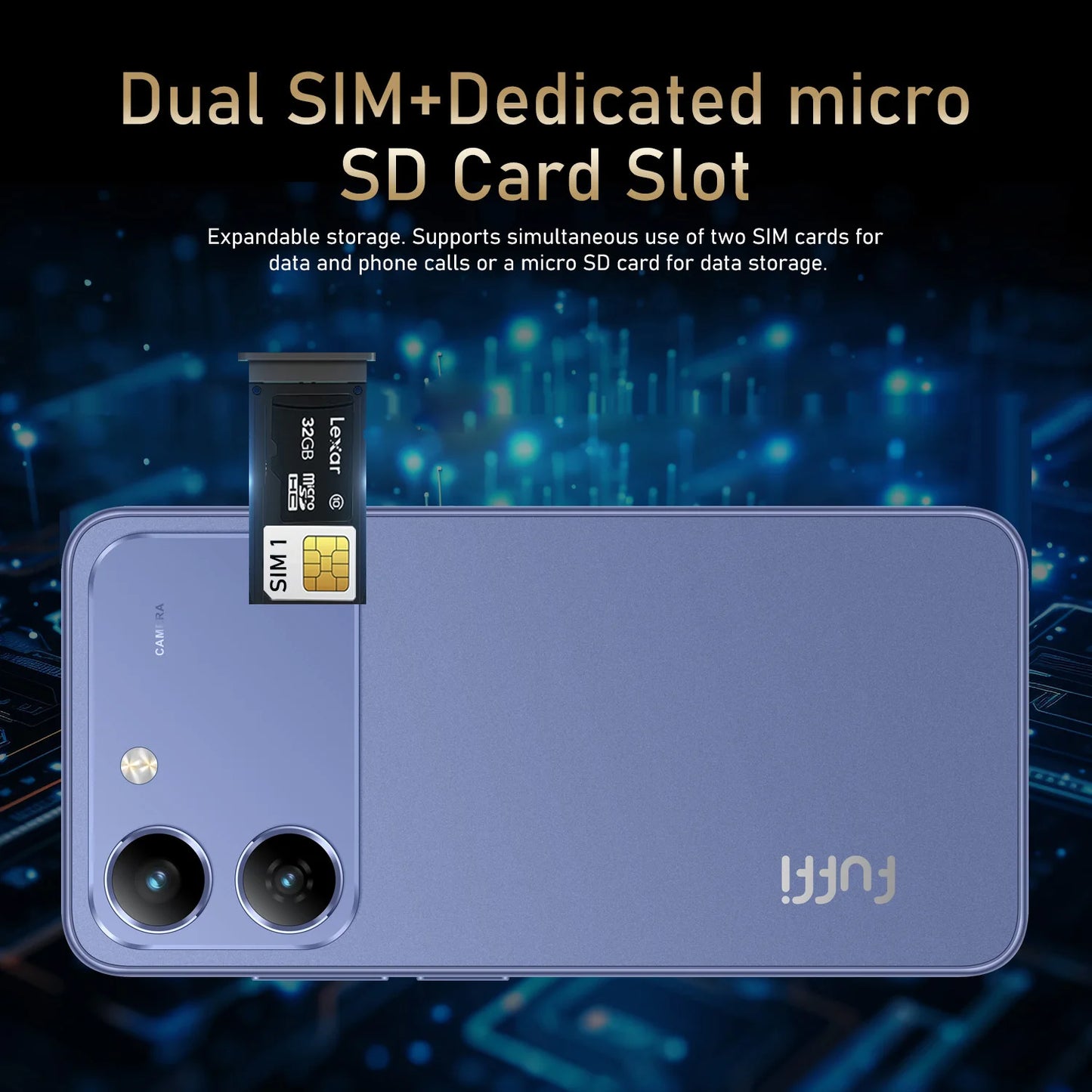 Global Version Smartphone 4GB+128GB 4G Smartphone, 5.3", Cellphone LCD 60Hz Display, 12MP Camera, 4100mAh Battery