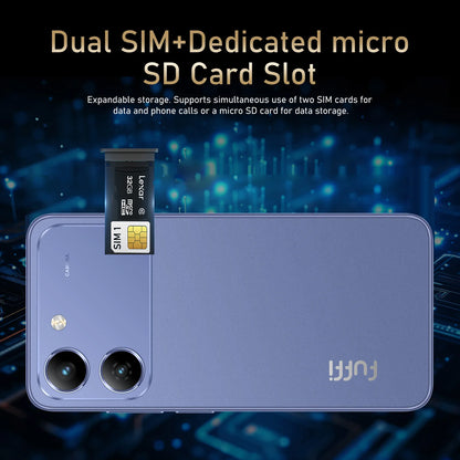 Global Version Smartphone 4GB+128GB 4G Smartphone, 5.3", Cellphone LCD 60Hz Display, 12MP Camera, 4100mAh Battery