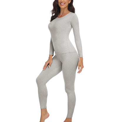 2 pack Women Thermal Underwear Long Johns Fleece Lined  Top Bottom﻿