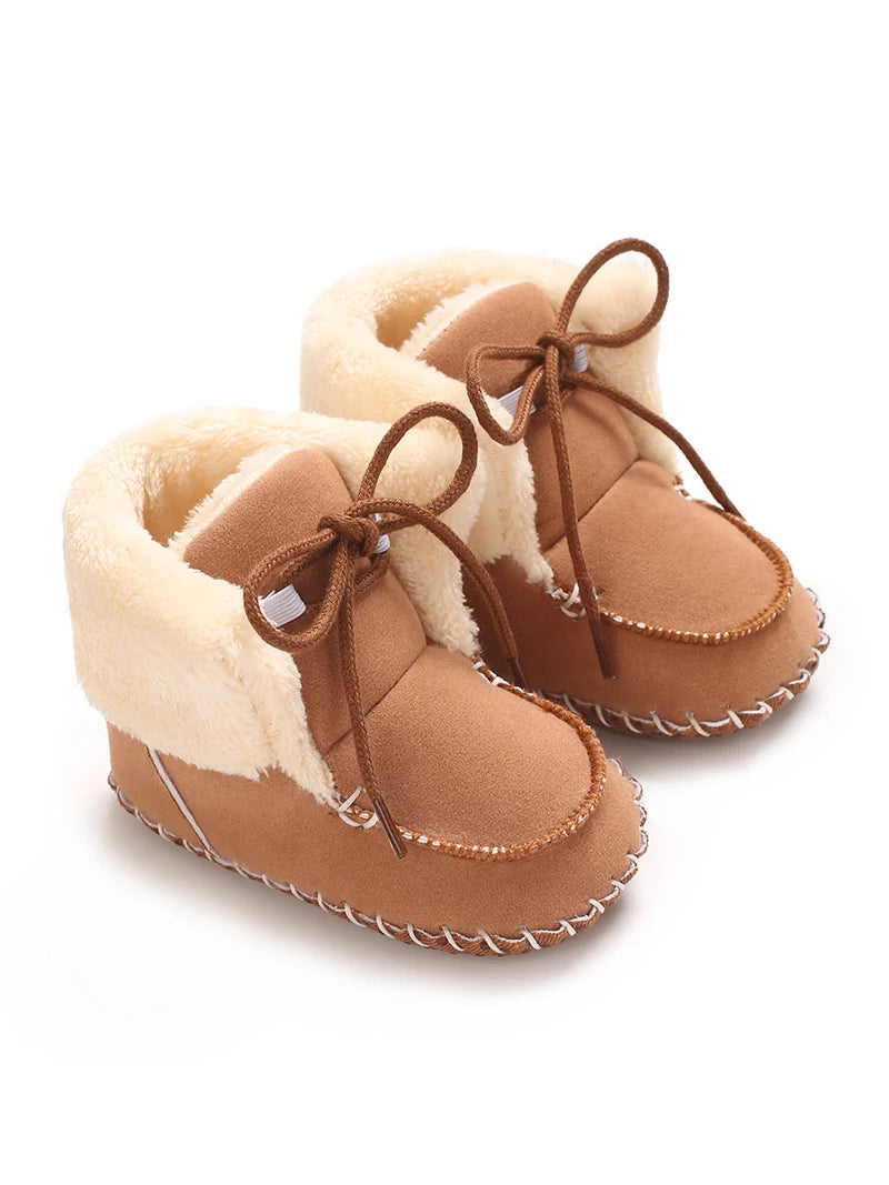0-18M  Boots For Newborn Baby Girl Snow Boots, Winter Shoes Baby Boy Thermal Shoes.
