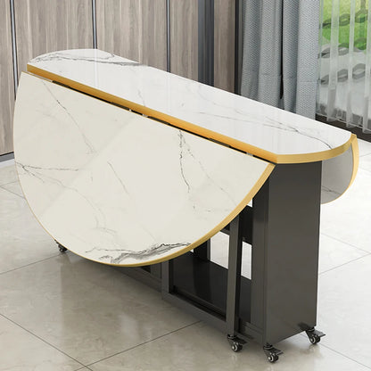 Simple Style Dining Table Set, Chair Folding Table Space Savers