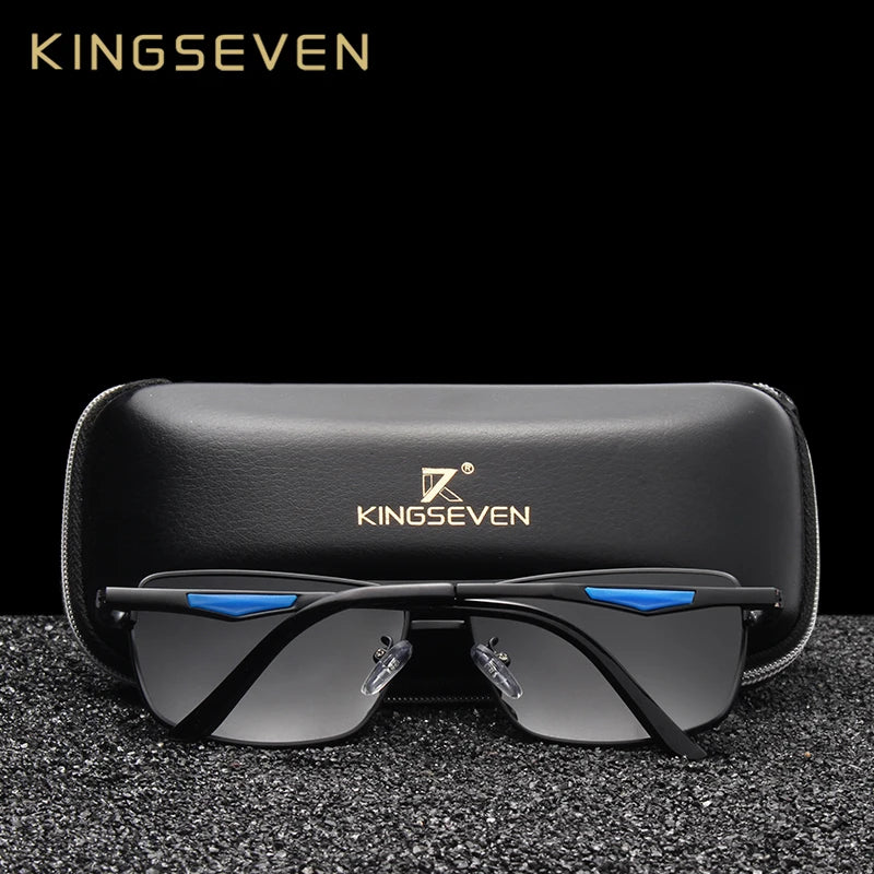 Designer Polarized Sunglasses For Driving, Men Square Sun Glasses For Men Fashion Travel Eyewear.
