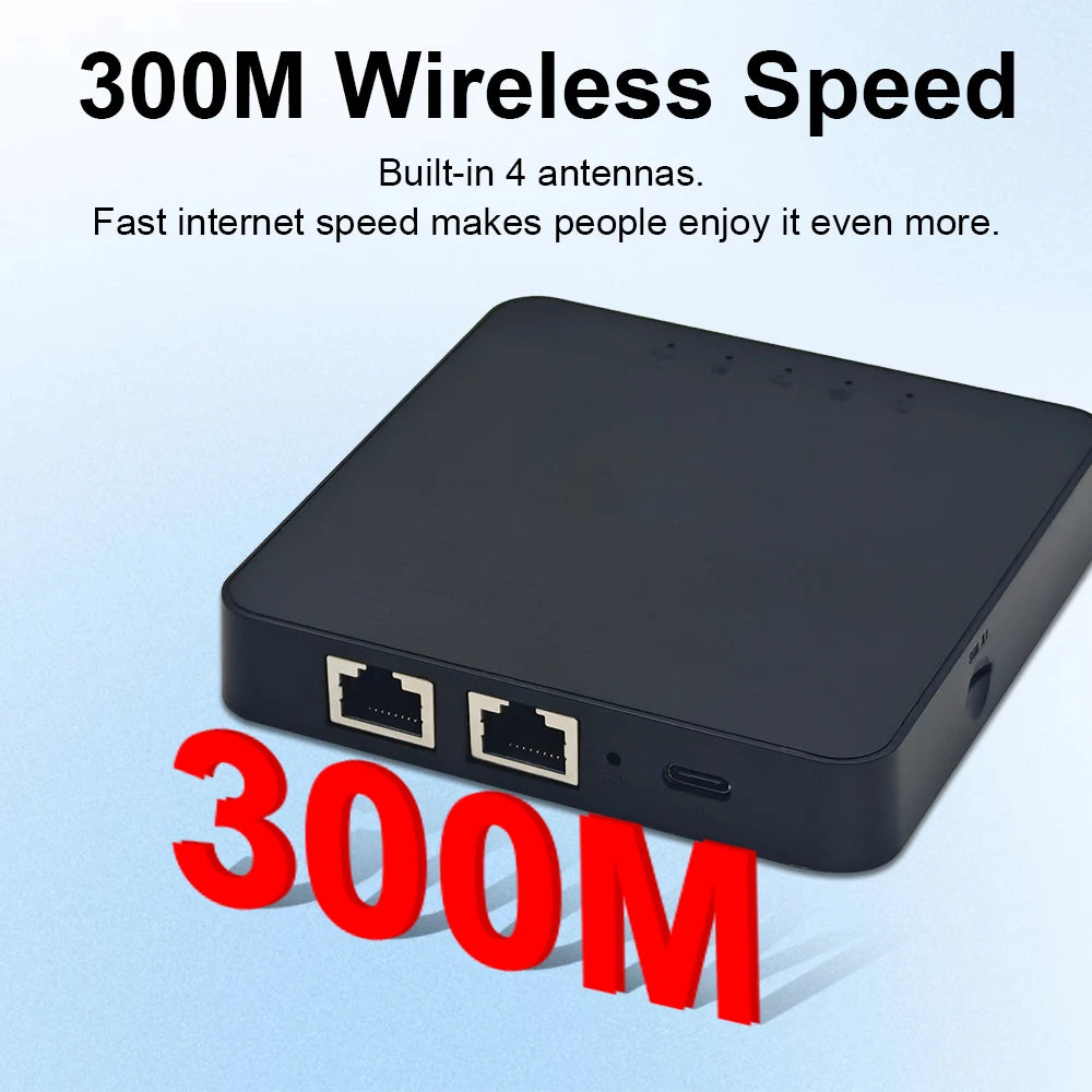 OPTFOCUS 4G WIFI LTE Router 300Mbps Wireless Sim card Router.