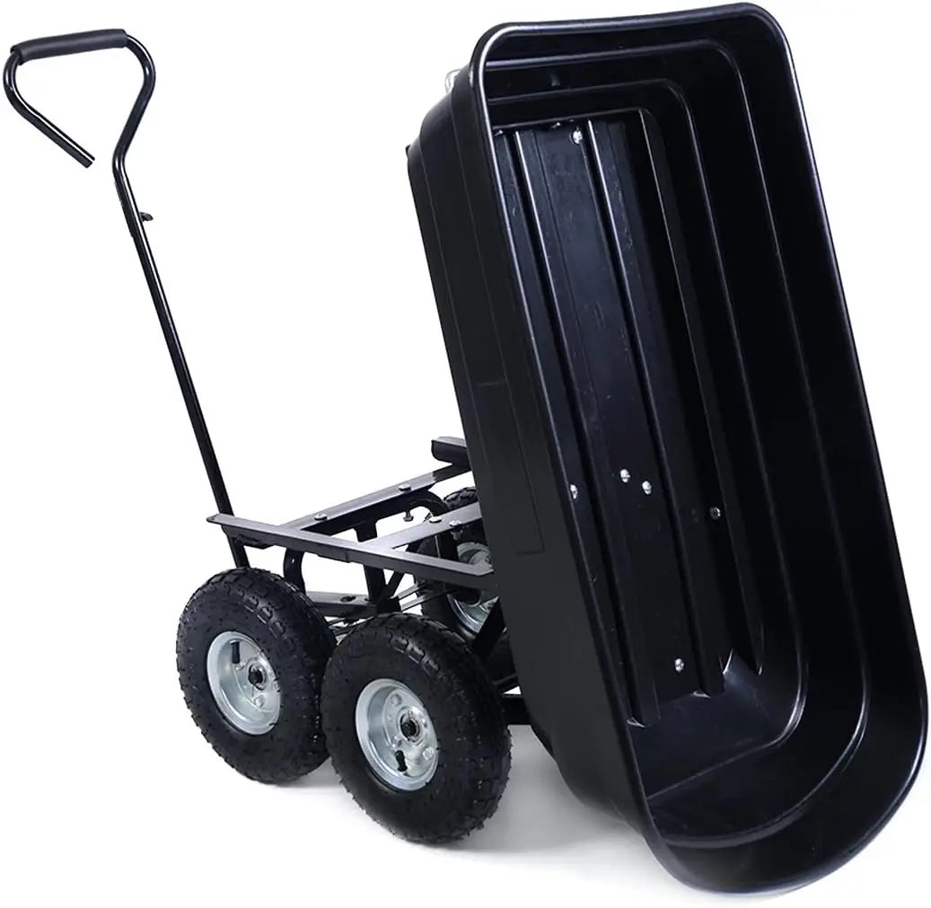650LB Garden Wagon Carrier Wheel Barrow Air Tires
