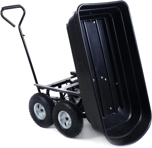650LB Garden Wagon Carrier Wheel Barrow Air Tires