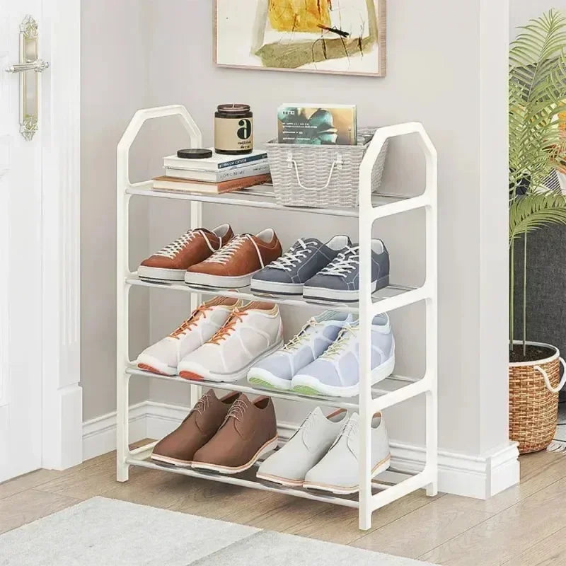 Simple Fashion Shoe Rack Trapezoidal Shoes Organizer  4-Layer