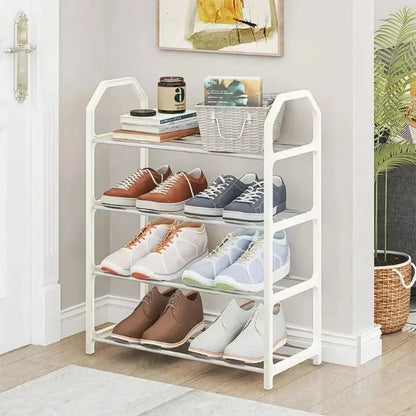 Simple Fashion Shoe Rack Trapezoidal Shoes Organizer  4-Layer