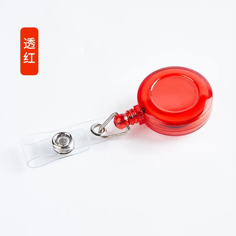 10pcs Retractable Badge Holder Clips for Nurse ID Badge, Reel with Belt Clip Doctor ID Card Chain Clips School Student Office.