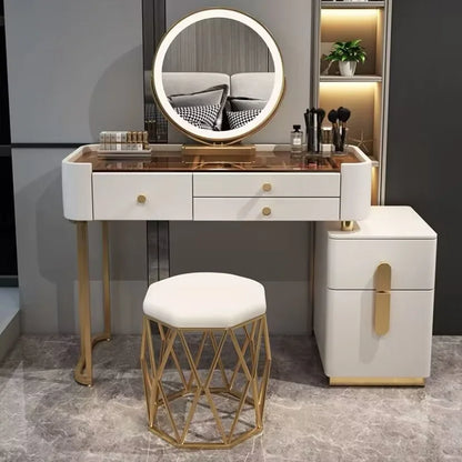 Bedroom Desk Dressing Table Chair Mirror Drawers