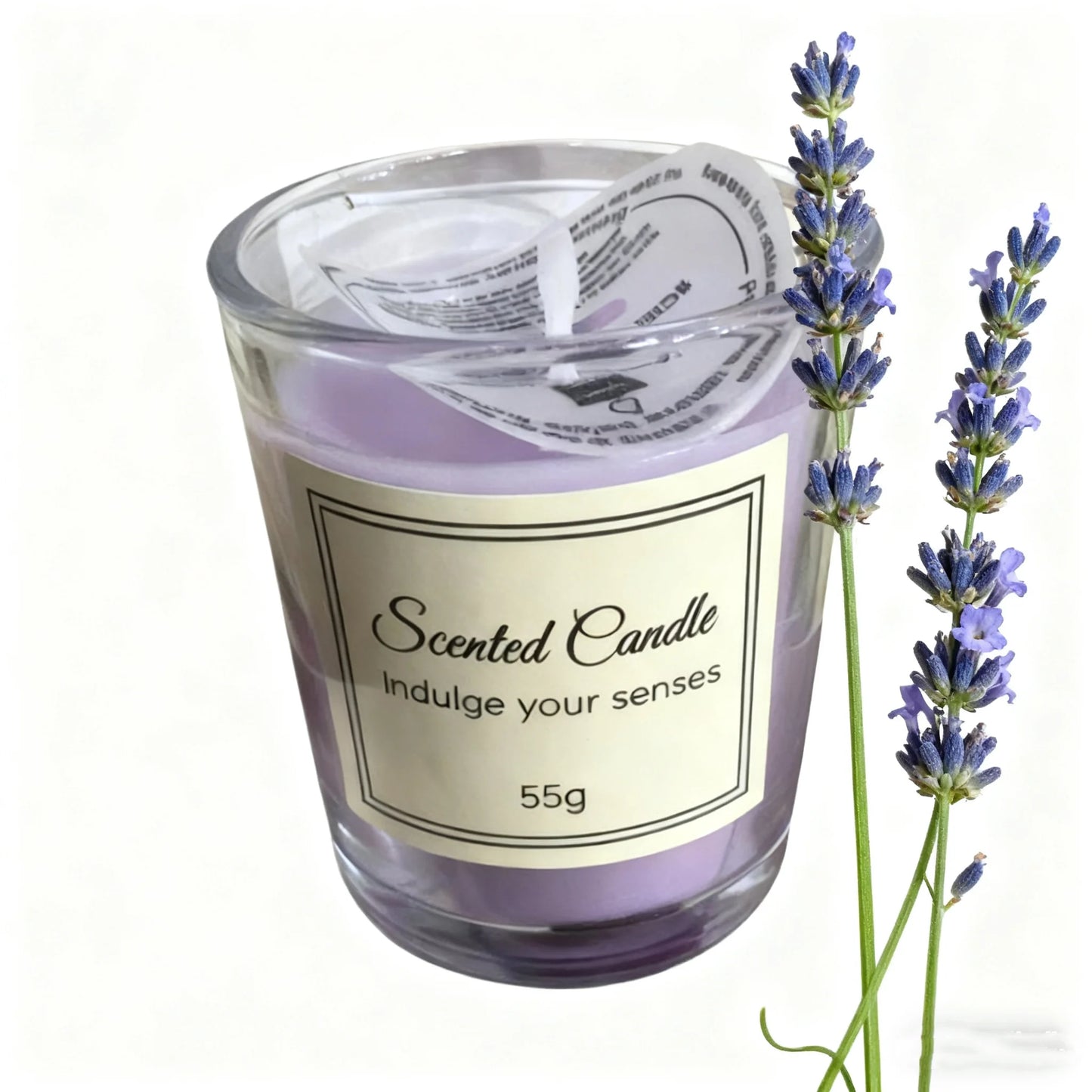 Glass Cup Aromatherapy Candle, Premium Gift Box Glass Handmade, Soy Wax Smokeless.