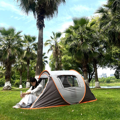 Waterproof Pop-Up Tent for 5-8 People Outdoor Camping Hiking