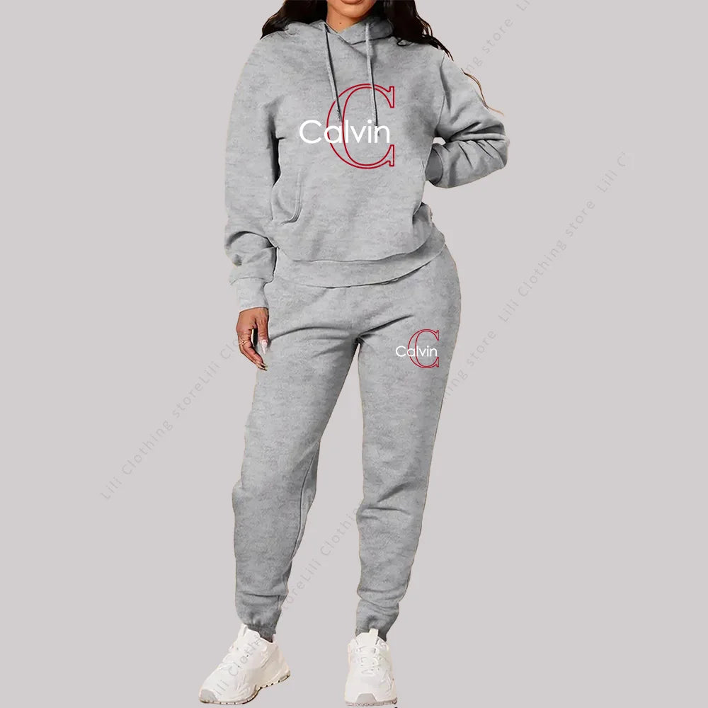 2025 New Ladies Aesthetic Designer Clothes, Trend Sportswear, Hoodies, Sweatpants, 2 piece Outfits.