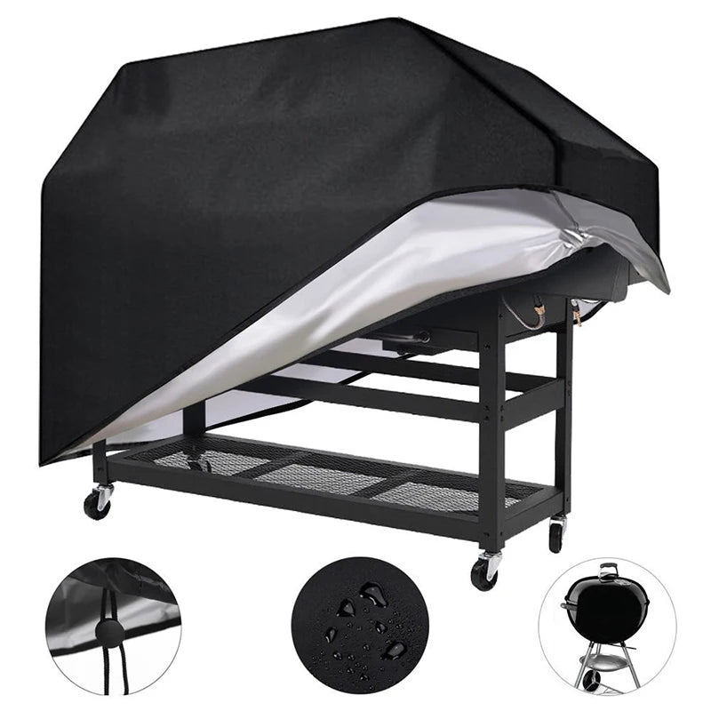 Grill Cover Dustproof Waterproof Weber Heavy Duty , Outdoor  Rainproof Grill Cover Size 12.