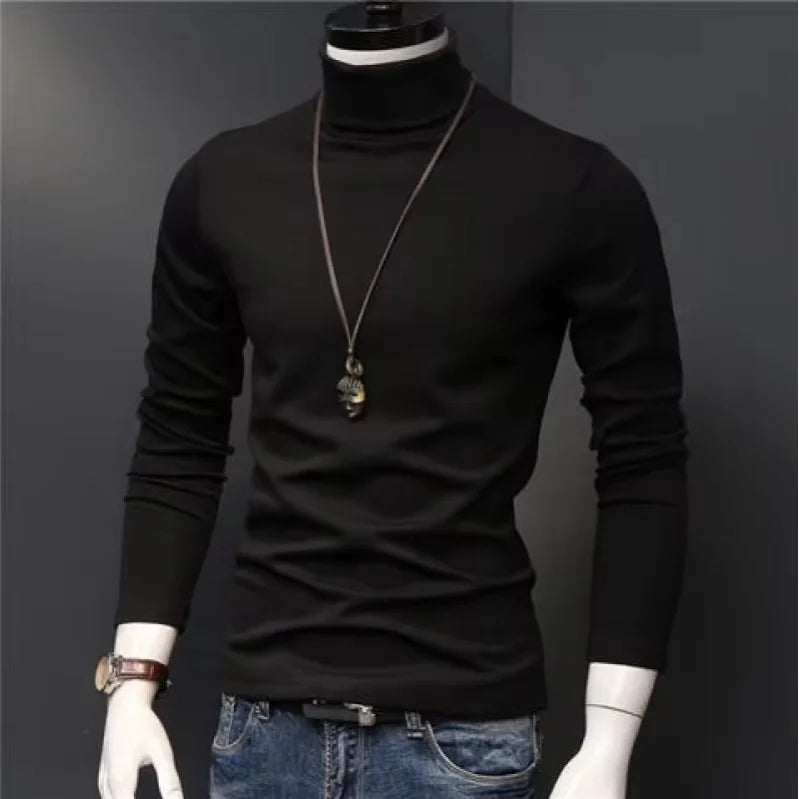 Thermal Underwear Shirt Men V Neck Fleece Sport Tops Long-Sleeved 5XL