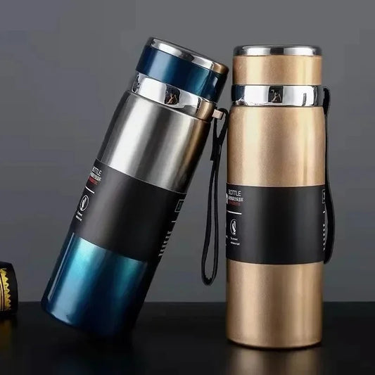 800ml Thermal Water Bottle Thermos Vacuum Flask, Double Stainless Steel Coffee, Tea Insulated Cup Leakage-proof.