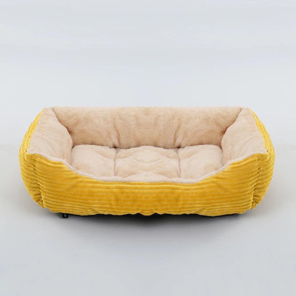 Bed for Dog, Cat, Pet  Plush Kennel, Medium, Small Dog Sofa Bed Cushion, Pet Calming Dog Bed .
