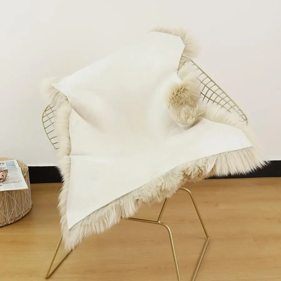 Genuine Sheepskin Area Rug Wool Rug Fur Carpet Fluffy Shaggy,Real Sheepskin Throw Lambskin.