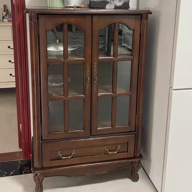 Storage Living Room Cabinets Display  Vintage Glass  Unique Furniture