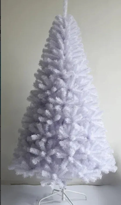 Christmas Tree  PVC Artificial White Indoor and Outdoor.