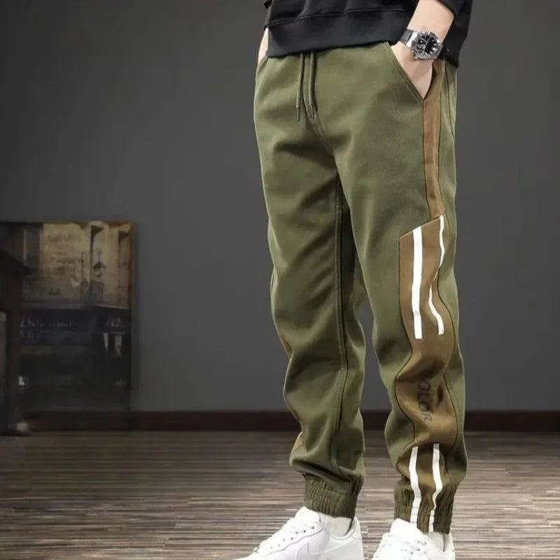 Casual Male Trousers Baggy  Vintage Men's Cargo Pants