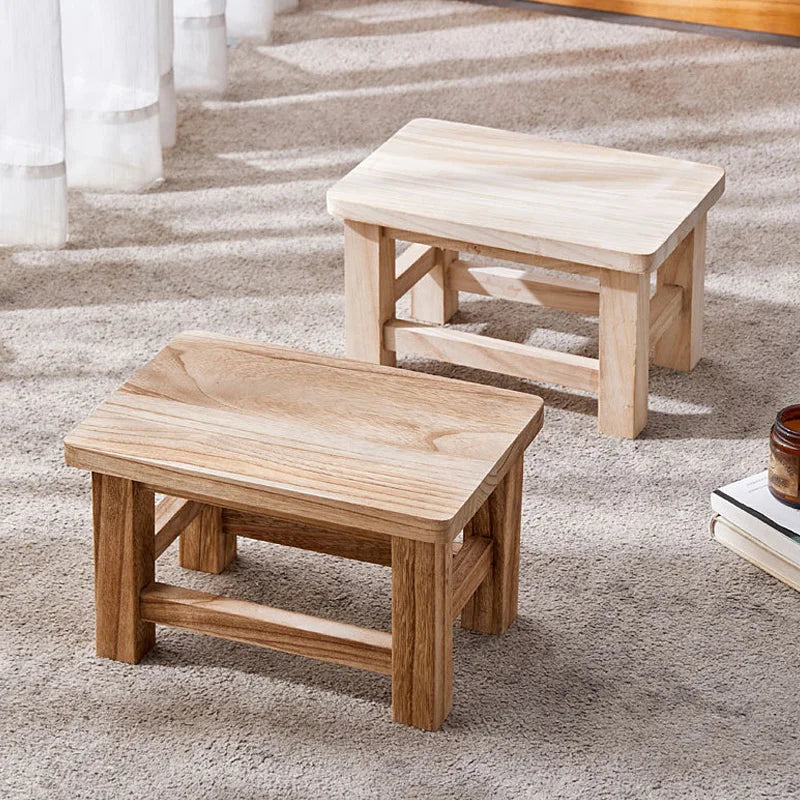 Creative Small Wood Household Stool