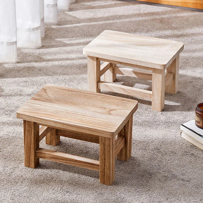 Creative Small Wood Household Stool