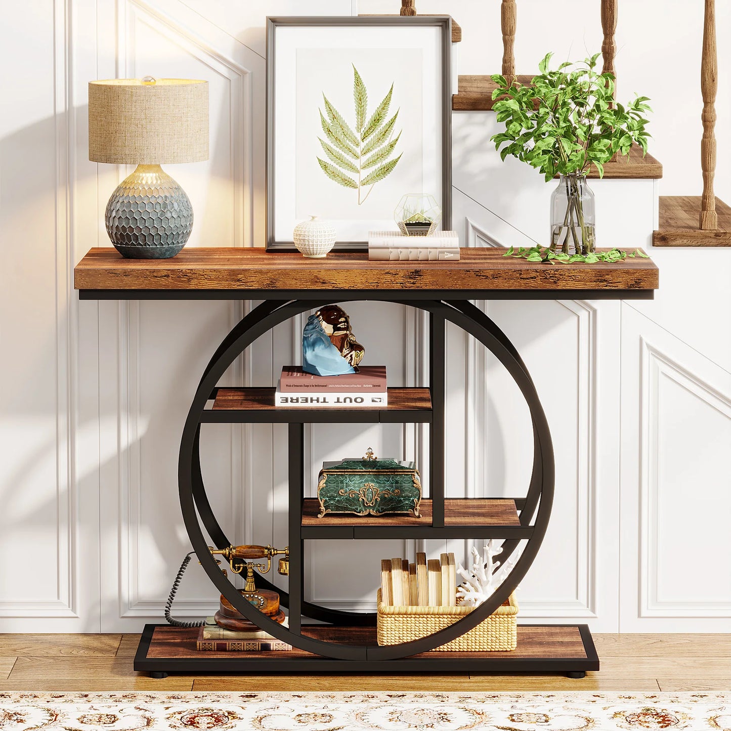 Console Entryway Table 41.3-Inch for Living Room, Foyer Hallway