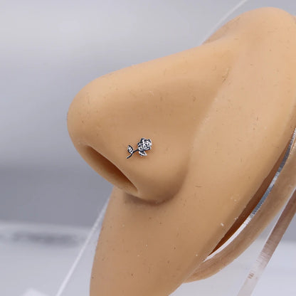 Nose Piercing Jewelry for Women Men , Straight Bar Nostril Ring