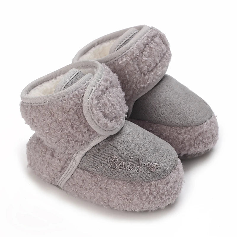 0-18M  Boots For Newborn Baby Girl Snow Boots, Winter Shoes Baby Boy Thermal Shoes.