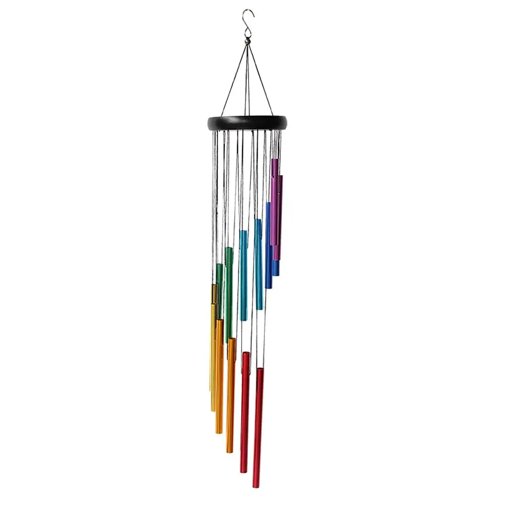 Beautiful and Soothing Musical Wind Chime, with 12 Tubes and Bells - Perfect for Relaxation and Meditation!!