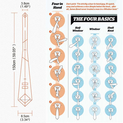 Black White Gray Silver Men Tie Handkerchief Cufflinks Set.