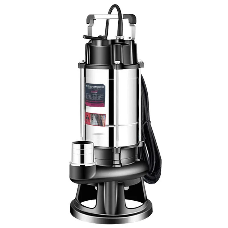 Cutting Sewage Pump, 220V Feces Pumping Mud Sewage Pump, Small Household Submersible Pump, Septic Tank Pump.