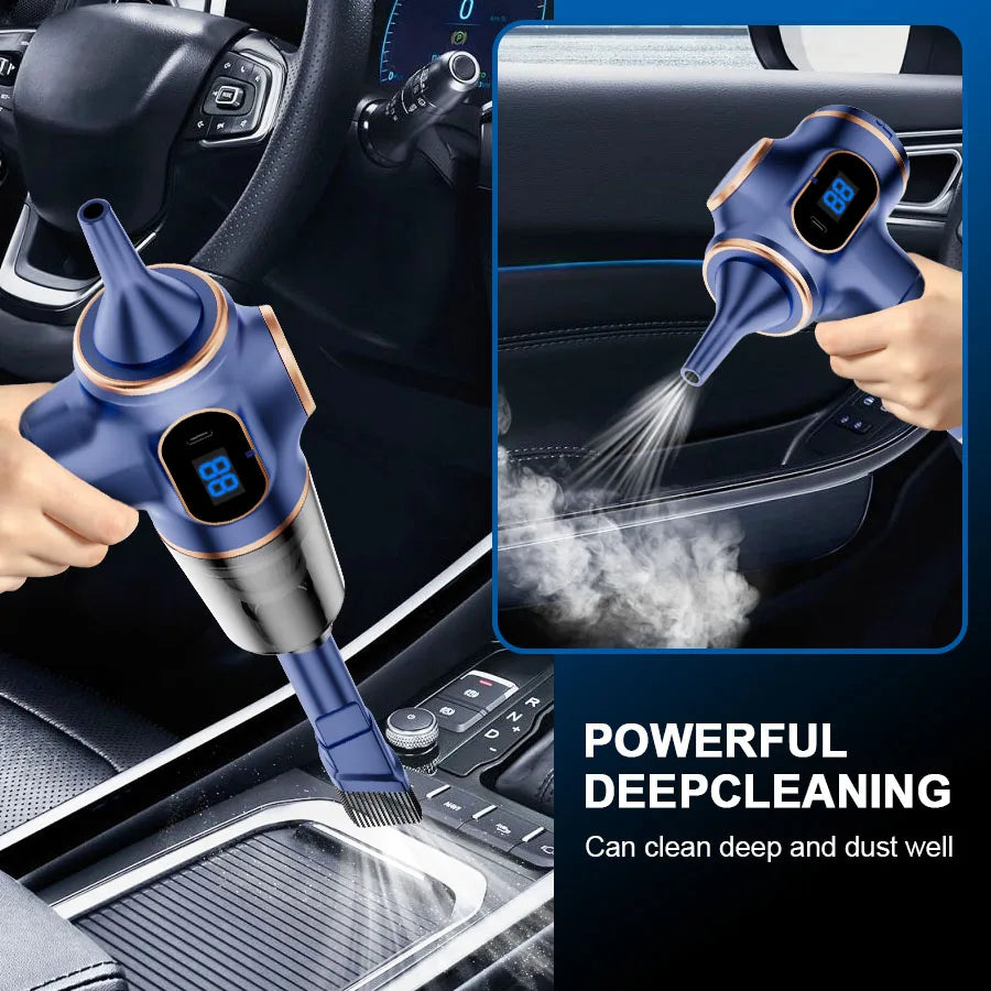 ABS Wireless Car Vacuum Cleaner Home Appliance, Sofa, Office, High-Power Cleaning  Mini Vacuum.