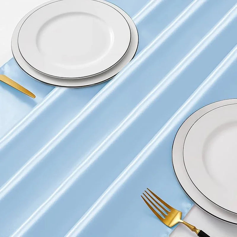 2-10PCS Satin Table Runner 30x275cm For Wedding, Party Events, Decoration, Birthday Parties ,Banquets, Decor, Graduations ,Engagements.