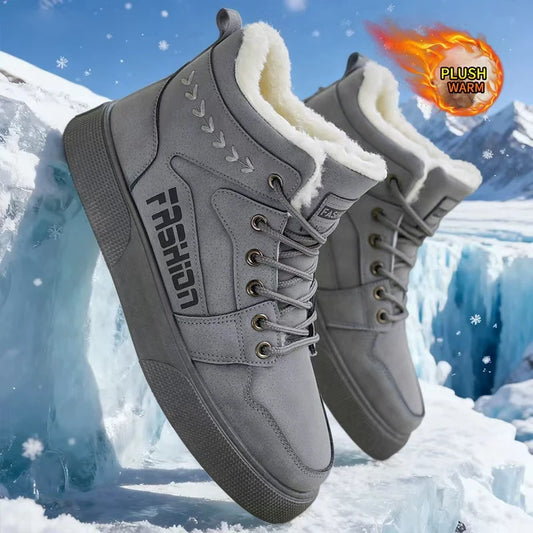 Men high top denim boots, casual sports shoes, trendy and fashionable men fashion.