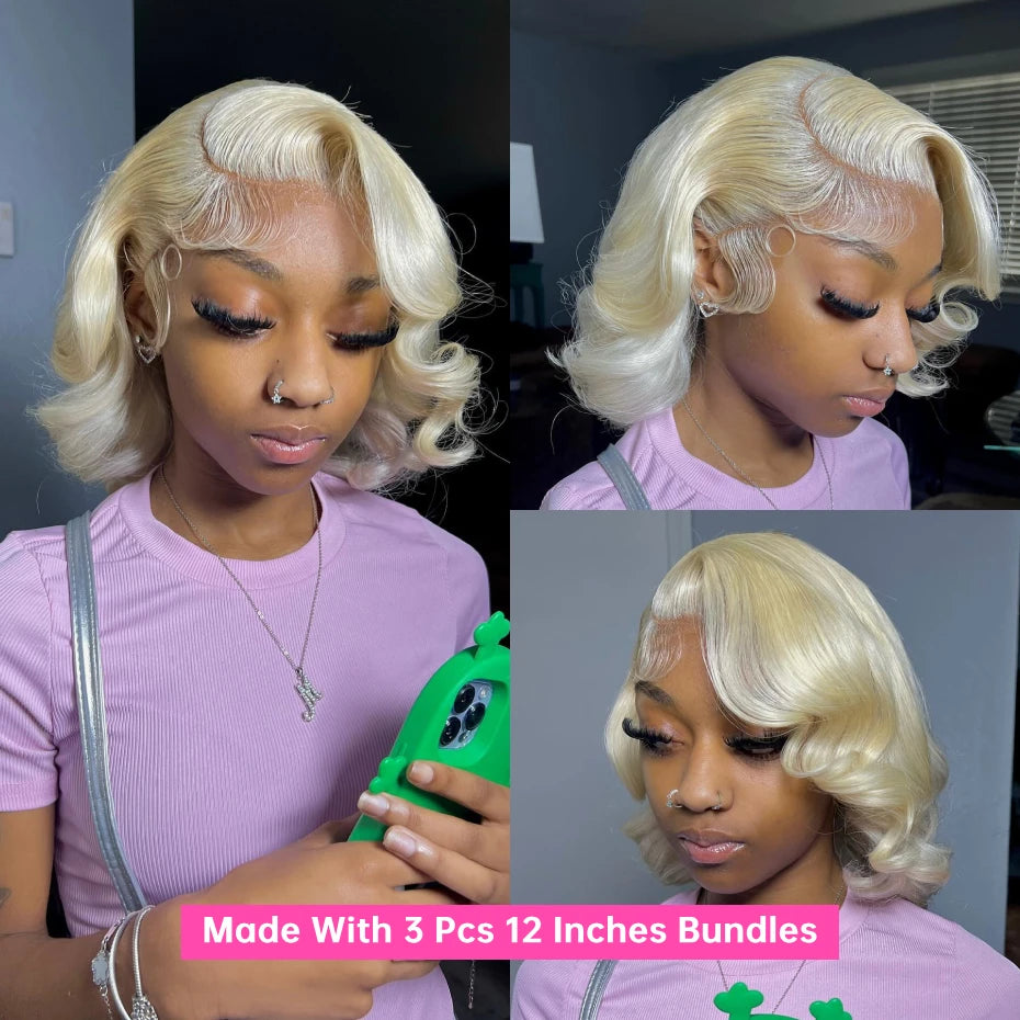30 40 Inches 613 Honey Blonde Bundles, 100% Human Hair Weave Bundles, Double Track Peruvian Body Wave Bundles ,Human Hair Extension.