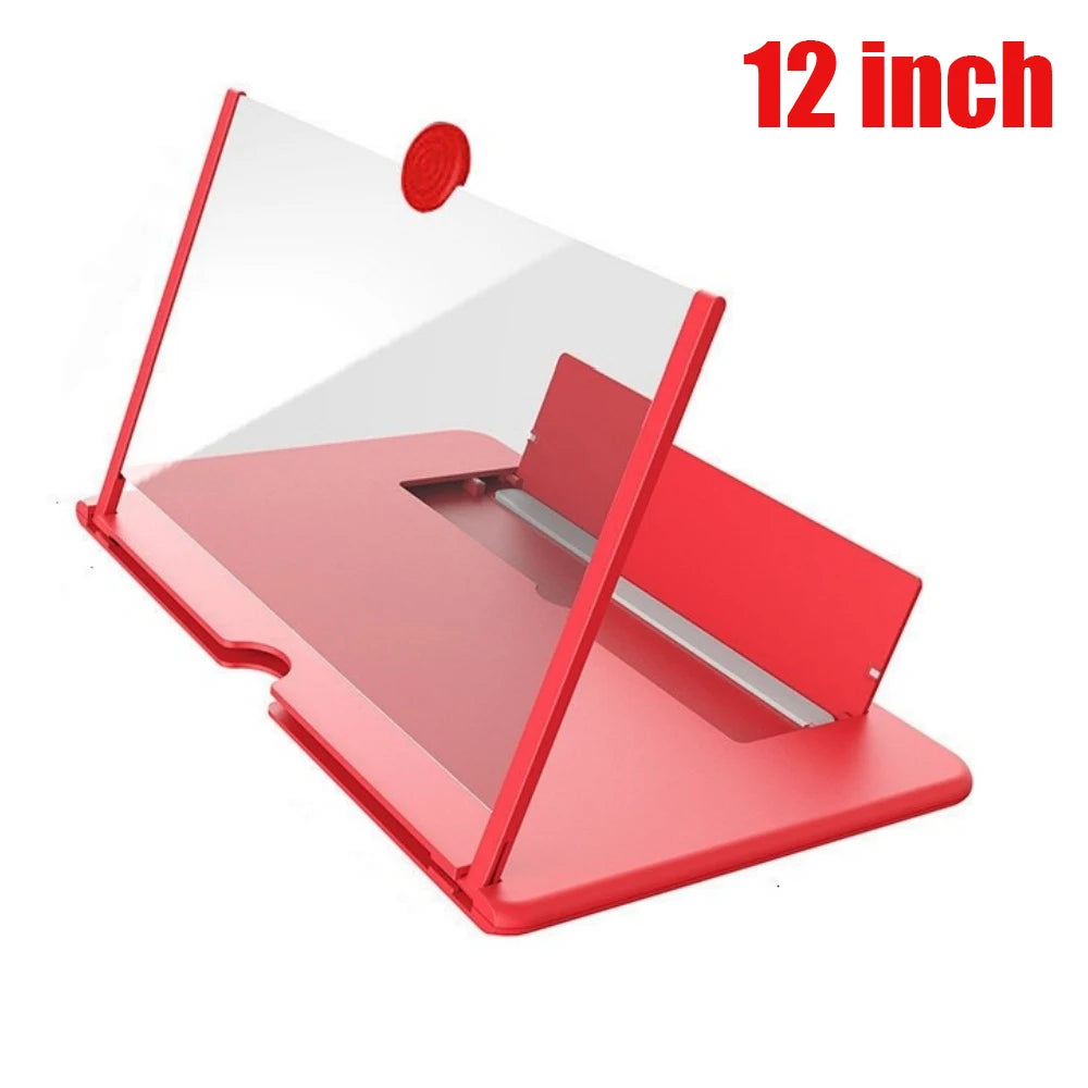 12 Inch Phone Large Screen Amplifier 3D Magnifying Glass