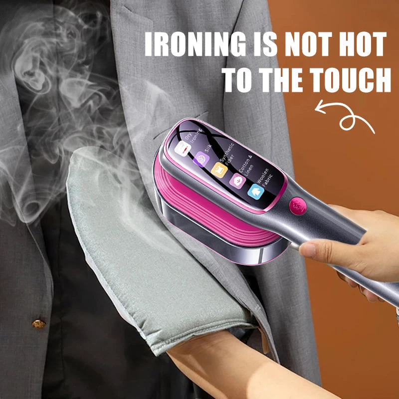 Steam Iron Portable Mini for Clothes Fast Heating Travel Garment .